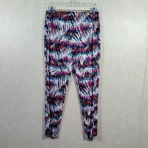 01551 Attyre multi-color pull on stretch knit pants 4